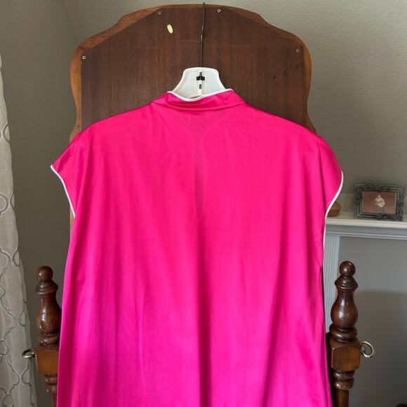 New Vanity Fair Size Small 2 Piece Peignoir Night Gown and Robe pink - Picture 4 of 14